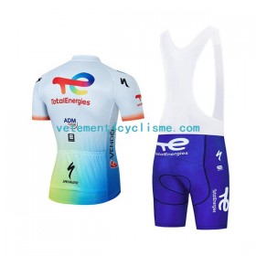 Homme Tenue Cycliste et Cuissard à Bretelles 2022 Team TotalEnergies N001